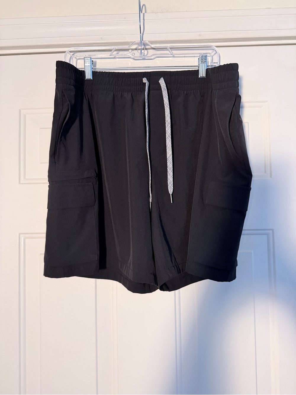 Women’s Athletic Shorts. Black. Black with Drawstring. Sz XXL
